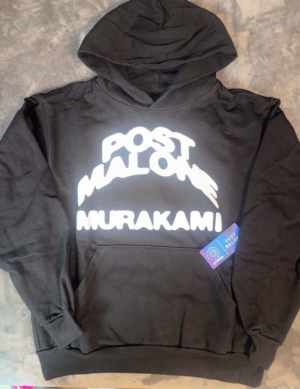 Post Malone x Takashi Murakami Grill Hoodie Black Size M
